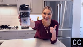 BlenderBottle Classic V2 Shaker Bottle Perfect for Protein Shakes and Pre Workout, 20-Ounce