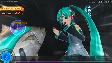 【Project Diva F ENGLISH】【10★】 Francium PV+Notes Edit