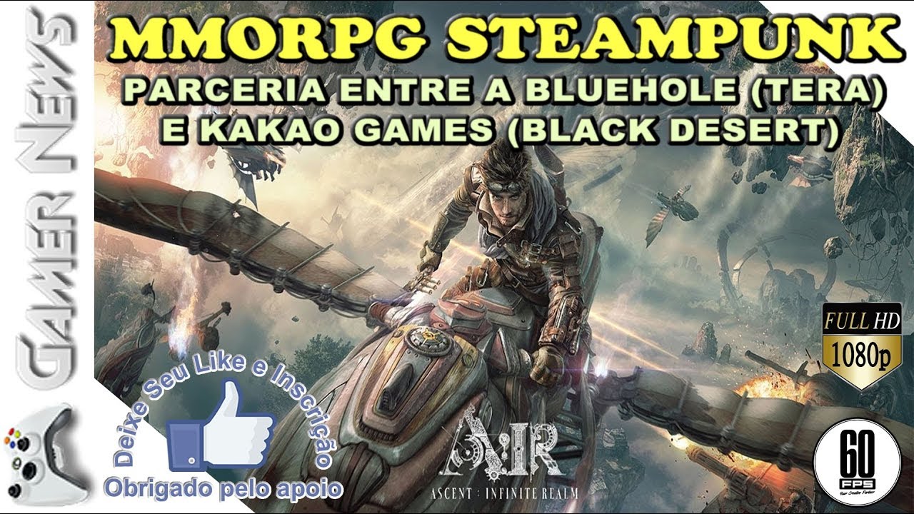 Ascent Infinite Realm Air Mmorpg Steampunk Da Kakao Games Black Desert E Bluehole Tera Youtube