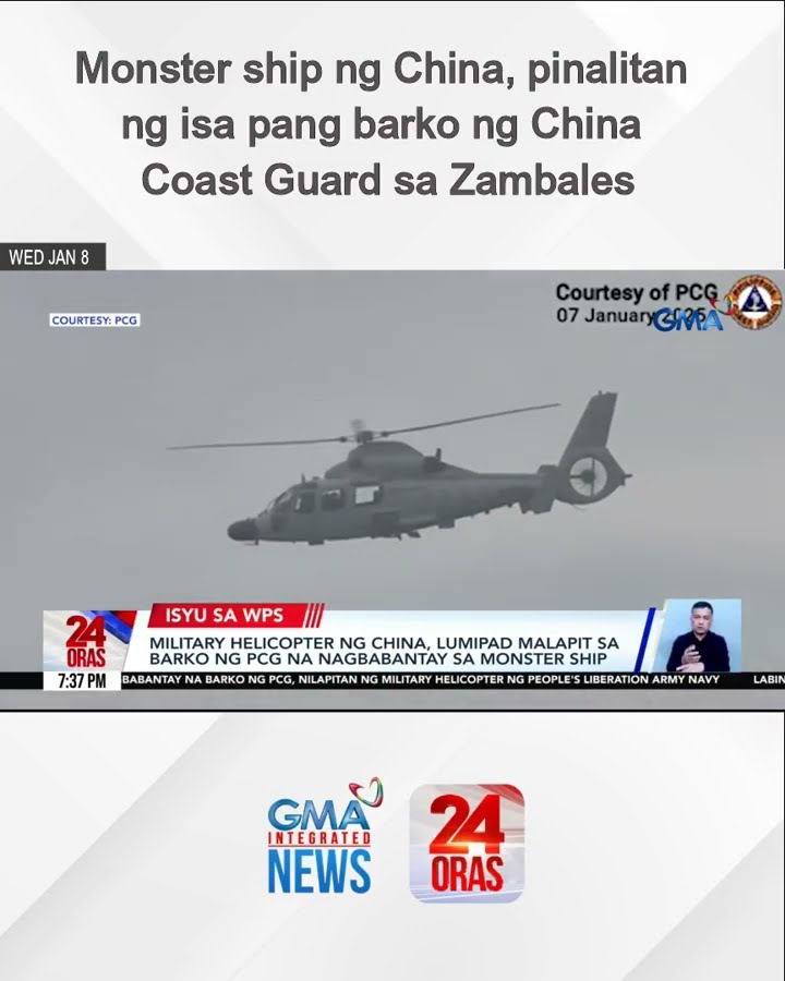 Monster ship ng China, pinalitan ng isa pang barko ng China Coast Guard sa Zambales | 24 Oras