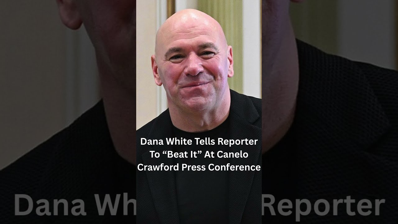 Canelo Vs Crawford Press Conference Erupts Dana White Reporter Clash
