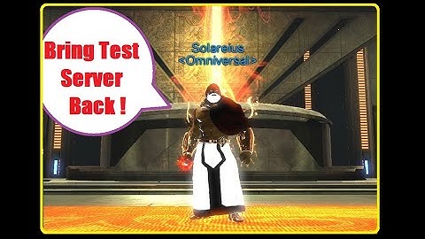 DCUO Solareius : We Need TEST SERVER Back ...