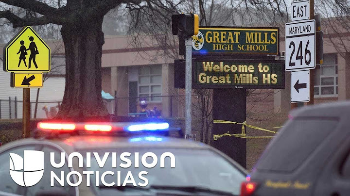 Revelan identidad del atacante y la llamada de emergencia durante el tiroteo en escuela de Maryland