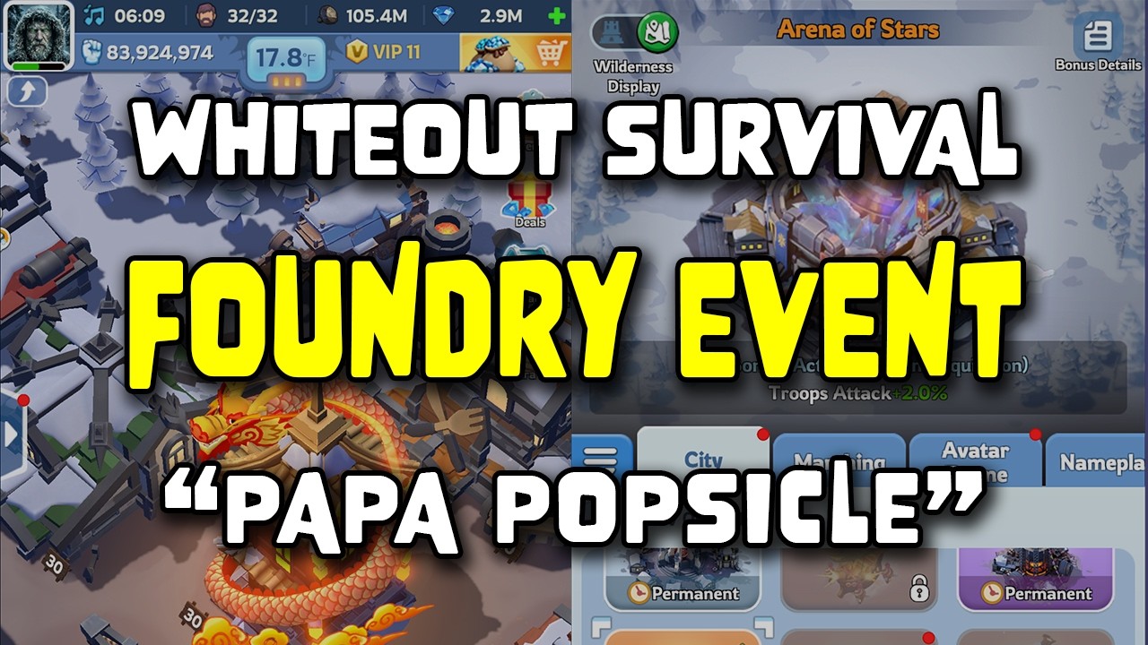 WOS Whale Account - Foundry Event - Day 78