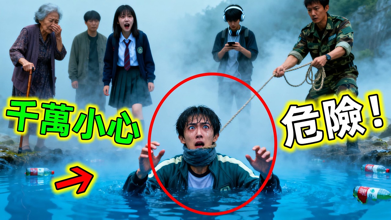 千萬要小心這些湖泊，一靠近就見太奶！快看你家附近是否有類似的湖泊#世界最危險的湖泊 #危險湖泊 #湖泊 #胡水 #工業湖 #危險的湖水 #世界之最 #老王看世界