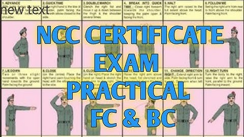 FC & BC PRACTICAL | NCC B & C CERTIFICATE EXAM | Commonly Asked Questions