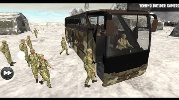 Army Bus Driving 2022: Real Military Coach Simulator 3D Gameplay (Android, iOS) Mobile Game