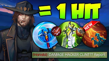 FINALLY!! TRY THIS NEW CLINT 1 HIT BUILD 2025!! ( insane damage💀 ) - MLBB