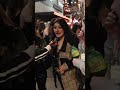 Las Vegas public interview at night