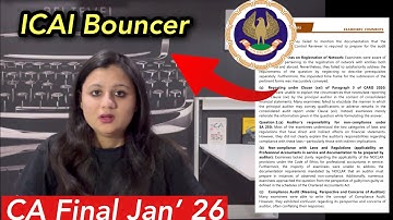 ICAI Bouncer alert for CA Final: 8 out of 10 students likely to Fail b’coz of One Subject