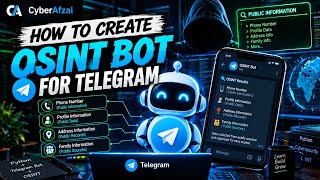 Details How to Make an OSINT Telegram Bot withPython | Full Tutorial @AnishExploits  Update