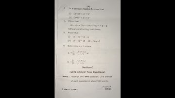 B.SC MATH 5 SEMESTER GRAPH THEORY AND DISCRETE MATHEMATICS  QUESTION PAPER 2023 || #short #