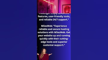 Hostinger VS MilesWeb Review