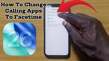 How To Change Calling Apps To Facetime on iPhone