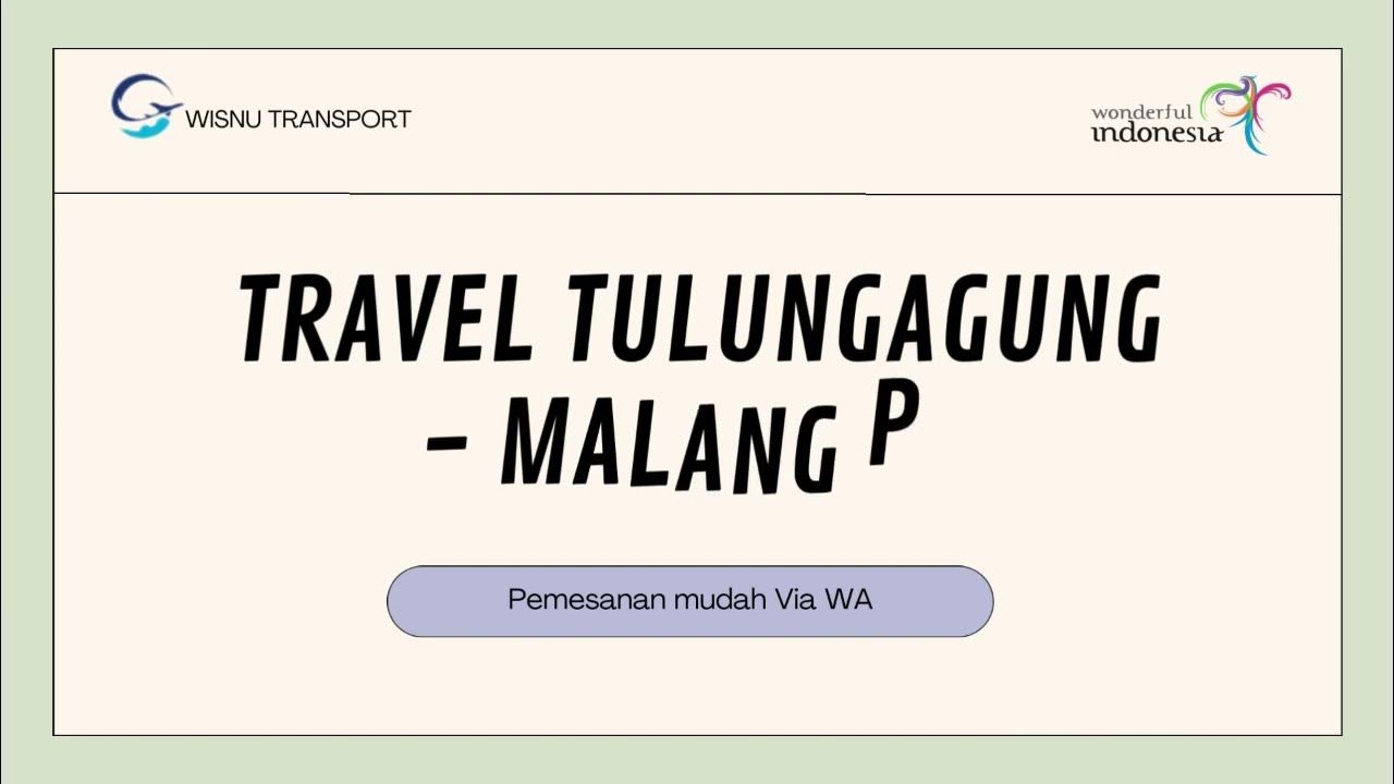 alamat travel friends tulungagung