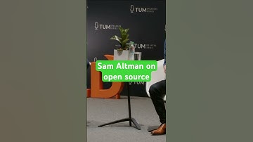 Sam Altman on open source #samaltman #opensource #openai #chatgpt #gpt4 #ai