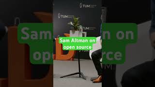 Sam Altman on open source #samaltman #opensource #openai #chatgpt #gpt4 #ai