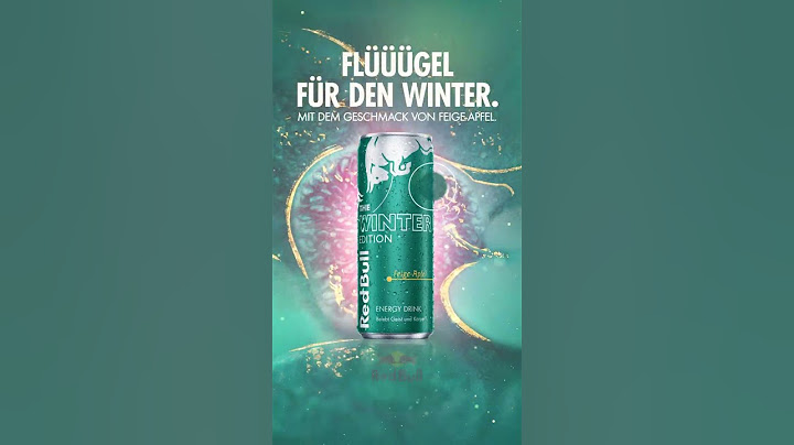 Die neue Red Bull Winter Edition Feige-Apfel! ❄️
