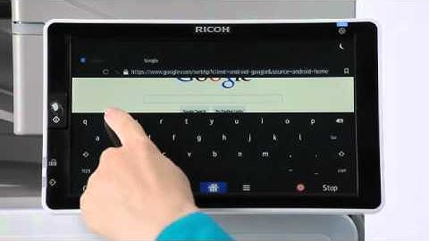 Lanier MP C406 WebBrowser