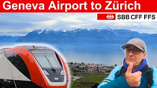 Geneva Airport to Zürich with SBB InterCity by Johnny Hoover Travels 7,464 views 2 months ago 13 minutes, 34 seconds