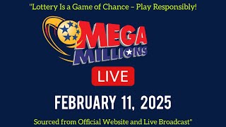 Mega Millions Drawing Results (Live) - Tuesday 11 February 2025