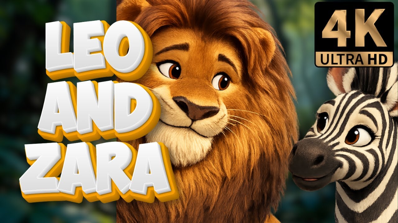 Leo the Lion & Zara the Zebra | A Heartwarming Jungle Friendship Animated Story