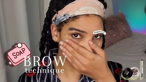 i meant soap brows 🥲🧼 fluffy brow technique first impressions