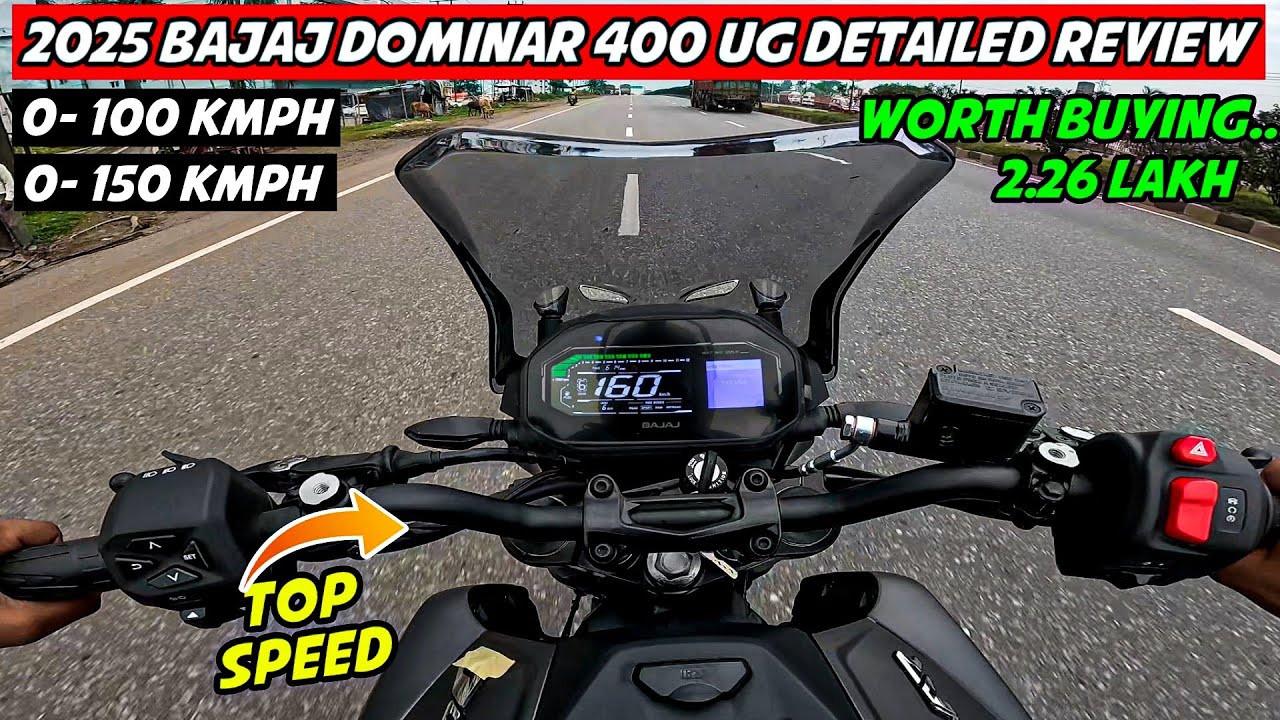 2025 New Bajaj Dominar 400 UG Review || Top Speed Test - Worth Buying in 2025..?