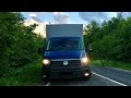 Volkswagen Crafter 2021- расперло тент, пробки, ночная дорога. Часть 2