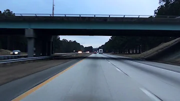 Interstate 95 - North Carolina (Exits 145 to 138) southbound