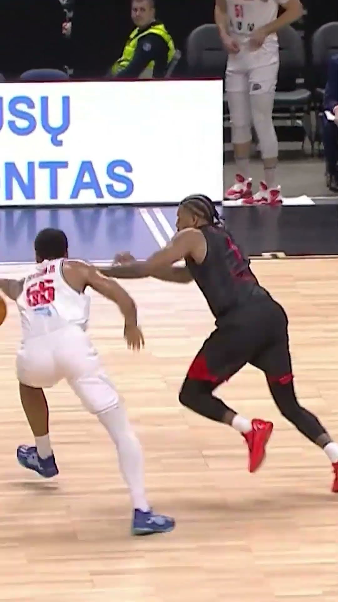 The steal, save, and seemless transition ?