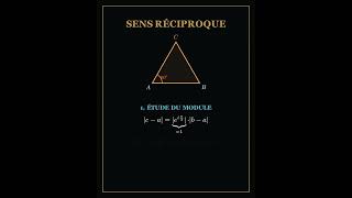 🔥 Le secret complexe du triangle équilatéral #MathSup #MathSpe #TriangleEquilateral #Geometrie