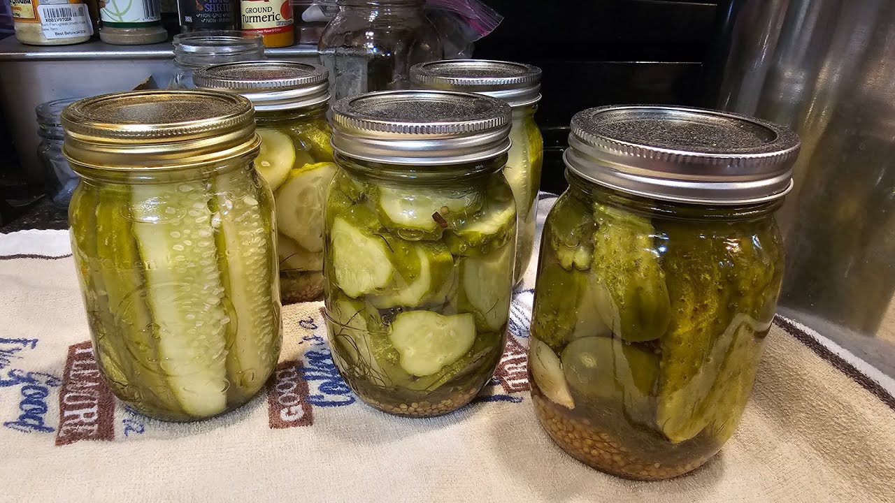 Canning Home Grown Dill Pickles YouTube