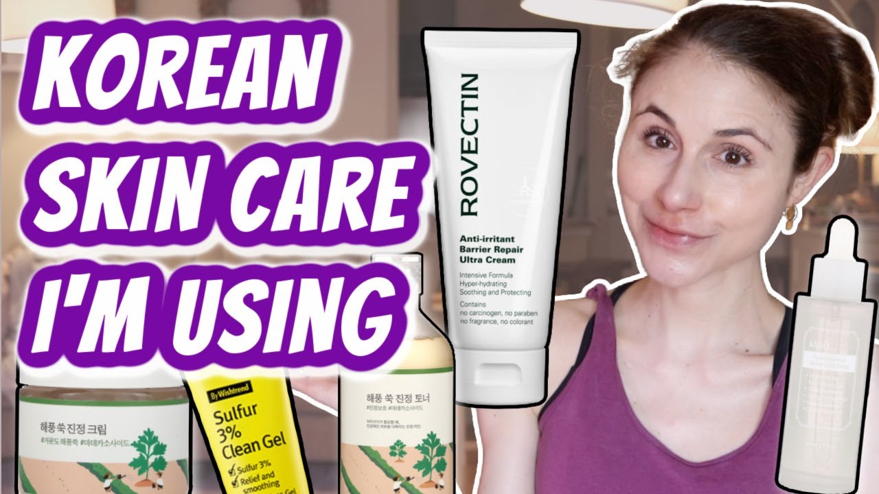 Korean skin care I am using (ROVECTIN, ROUND LAB, WISHTREND)| Dr Dray
