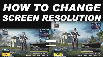 How to change screen resolution on android phone without root