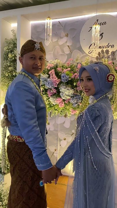 Selendang Biru #wedding @giganwedding
