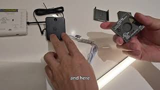 96686 Wireless sensor switch series. Touch dimmer switch, door control switch and receiver.