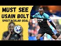 Must See: Usain Bolt scores Impressive Goal Against English team at Soccer Aid event