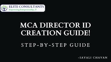 👤 How to Create User ID for Directors on MCA Portal | Step-by-Step Guide