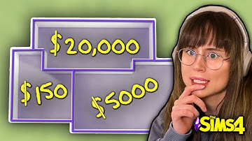 Building a House in The Sims 4 but Every Room is a Different Budget