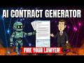 Fire Your Lawyer! This Free AI Contract Generator In Excel Does It All