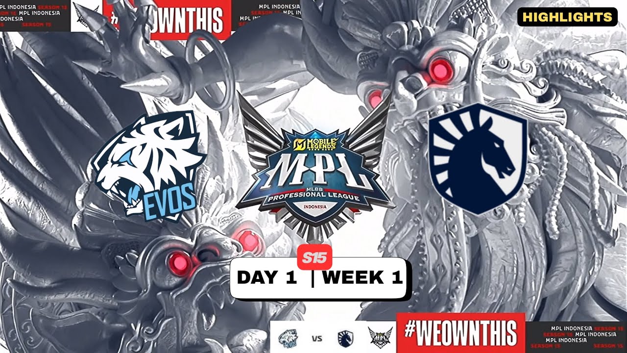 EVOS vs TLID | MPL ID S15 | Day 1 Week 1 | Highlights | BO3 | Mobile Legends
