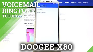 How to Change Voicemail Notification Sounds on DOOGEE X80 - Voicemail Notification Sounds