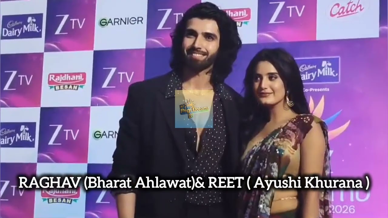 Jaane Anjaane Hum Mile Raghav & Reet attend ZEE Kutumb awards 2026 nomination party red carpet 