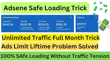 Google adsense loading | Try this method to earn $1500 Daily |Unlimited Full Month Traffic