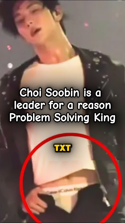TXT Soobin is a Problem Solving King #txt #kpop #soobin #txtsoobin #music