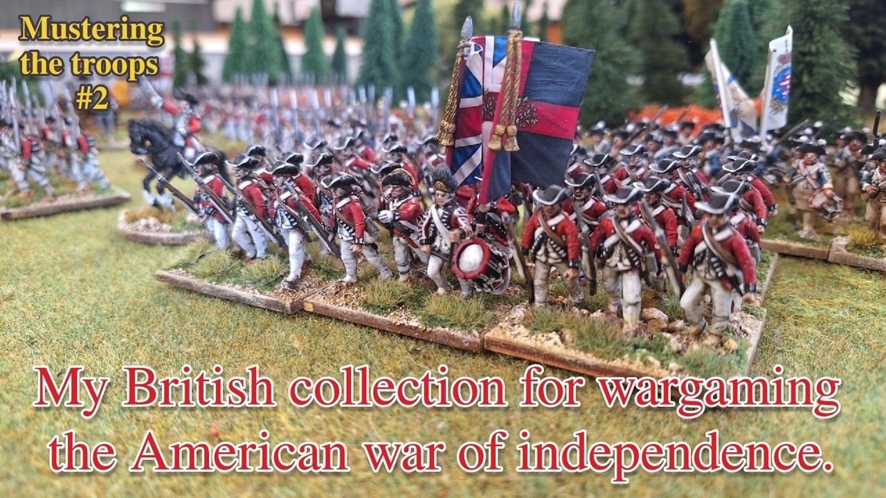 My British collection for wargaming the American war of independence.