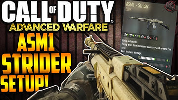 COD AW - "ASM1 STRIDER" BEST ELITE CLASS SETUPS - ASM1 Strider Setup! (COD AW Elite Guns)