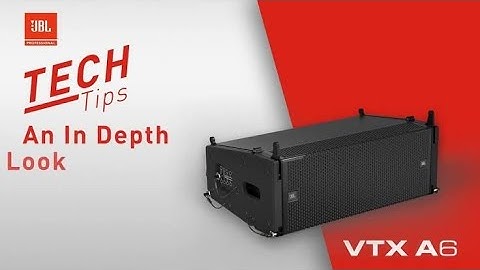 JBL VTX A6 Line Array Technical Video.