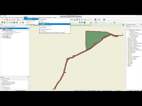 вырезы полигонов в Qgis